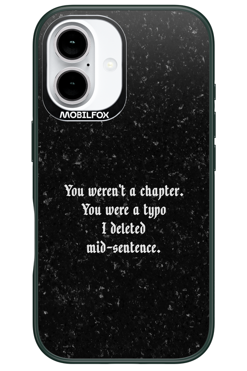 A Typo - Apple iPhone 16
