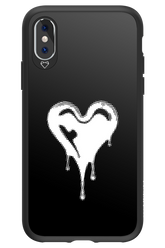 Heart Black - Apple iPhone XS