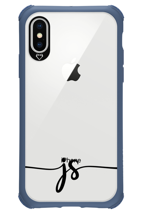 JS Monogram - Apple iPhone X