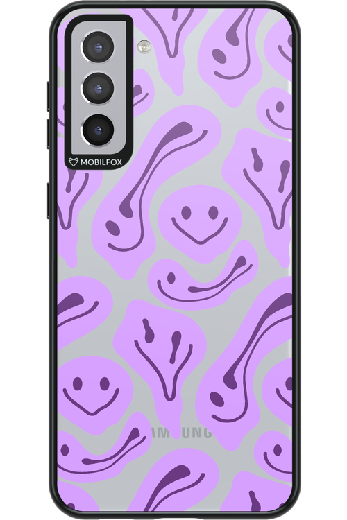 Fluid Smiley Purple - Samsung Galaxy S21+