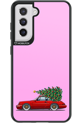 XMAS Car Pink - Samsung Galaxy S21 FE