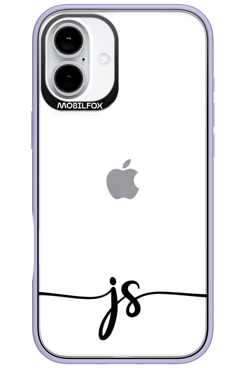 JS Monogram - Apple iPhone 16 Plus