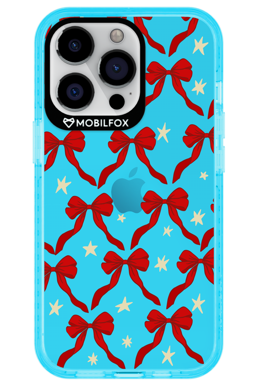Bow & Stars (Transparent) - Apple iPhone 13 Pro