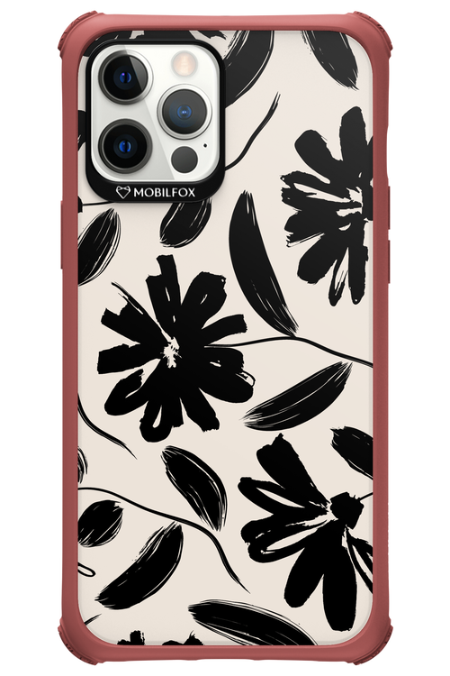Monochrome Flowerss 2.0 - Apple iPhone 12 Pro Max
