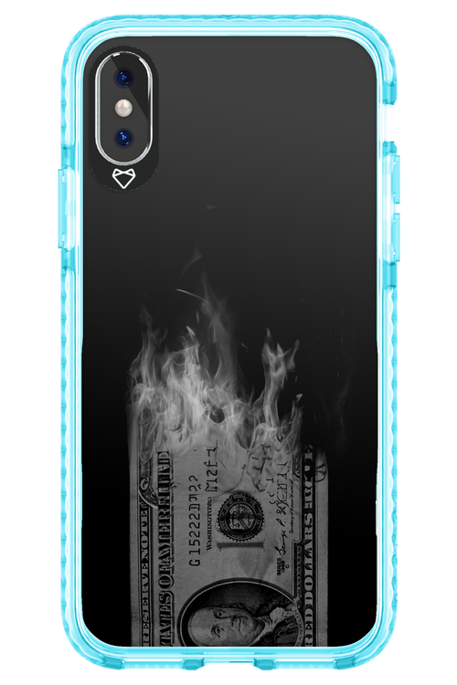 Money Burn B&W 2.0 - Apple iPhone X