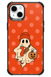 Ghost Girl (Orange) - Apple iPhone 15 Plus