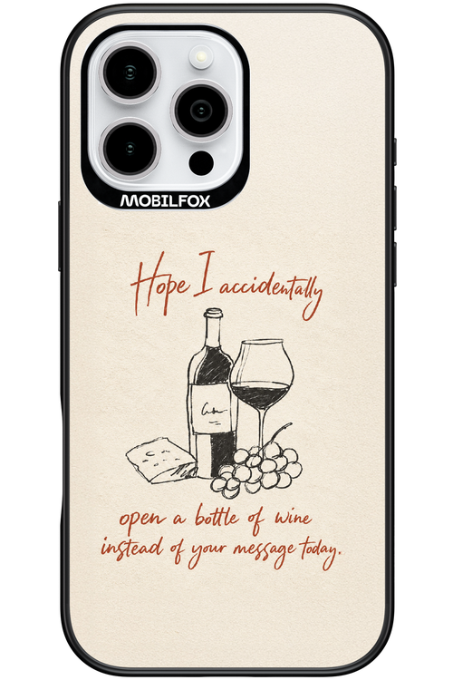 Bottle of wine 2.0 - Apple iPhone 16 Pro Max