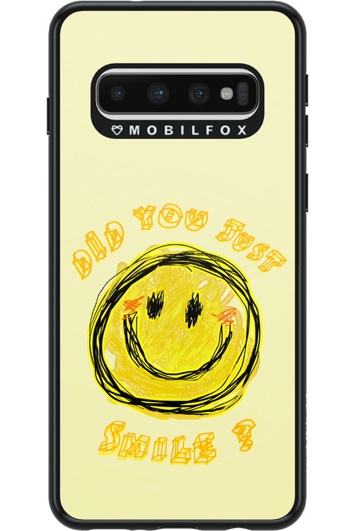 Crayon Smiley - Samsung Galaxy S10