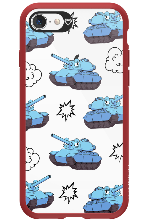 Tank Guy Transparent 2.0 - Apple iPhone 8