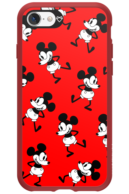 Iconic Mouse (red pattern) - Apple iPhone SE 2020