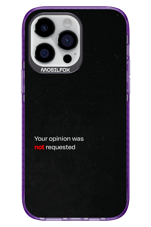 Not Requested 2.0 - Apple iPhone 14 Pro Max