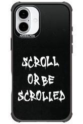 Scroll Black - Apple iPhone 16 Plus