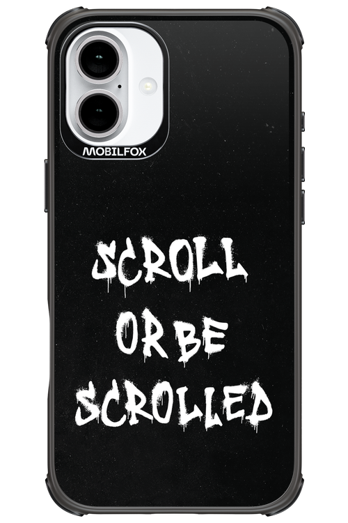 Scroll Black - Apple iPhone 16 Plus