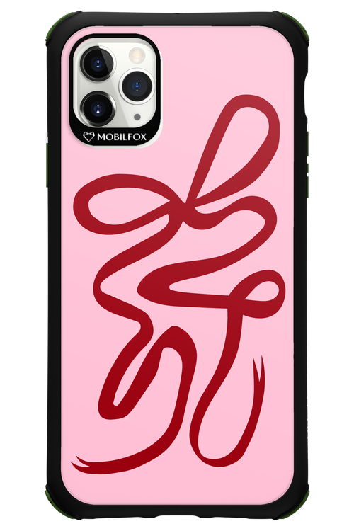 Burgundy Bow - Apple iPhone 11 Pro Max