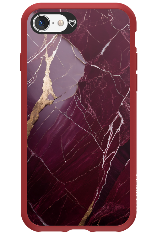 Burgundy Marble 2.0 - Apple iPhone 8