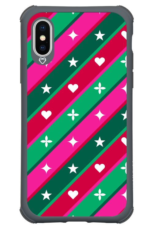 Christmas Stripes - Apple iPhone X