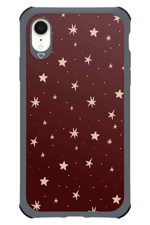 Burgundy Stars - Apple iPhone XR