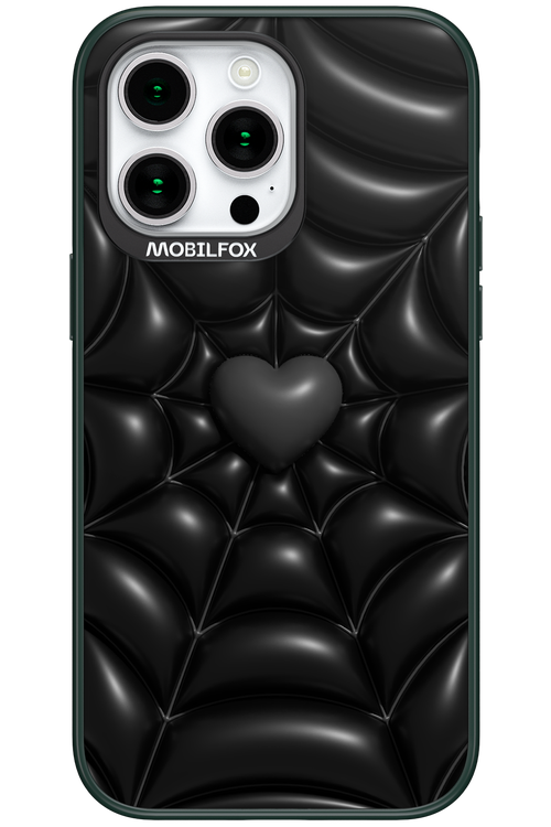 Black Spider Heart - Apple iPhone 15 Pro Max