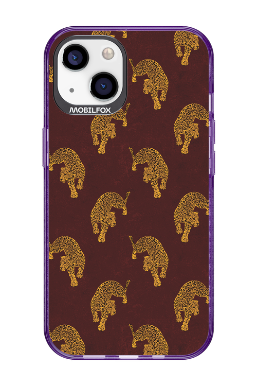 Burgundy Leopard Pattern - Apple iPhone 13