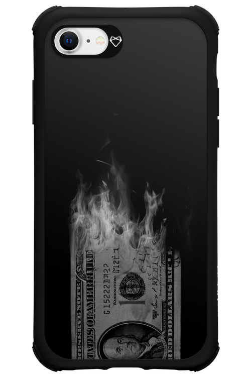Money Burn B&W 2.0 - Apple iPhone SE 2022