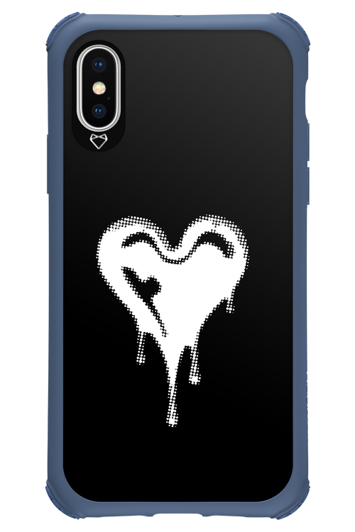 Heart Black - Apple iPhone X