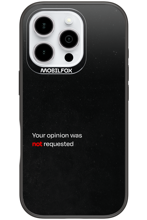 Not Requested 2.0 - Apple iPhone 16 Pro