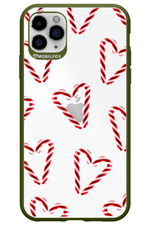 Candy Cane Hearts - Apple iPhone 11 Pro Max