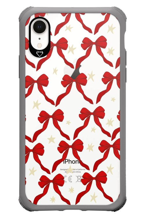 Bow & Stars (Transparent) - Apple iPhone XR