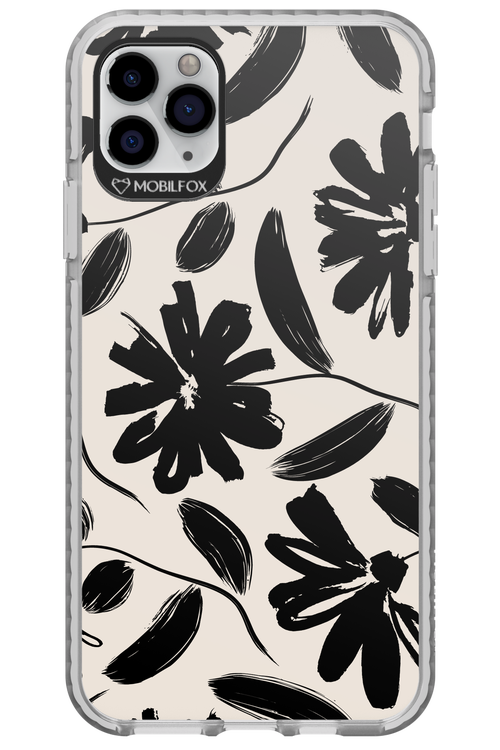 Monochrome Flowerss 2.0 - Apple iPhone 11 Pro Max