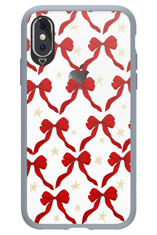Bow & Stars (Transparent) - Apple iPhone X
