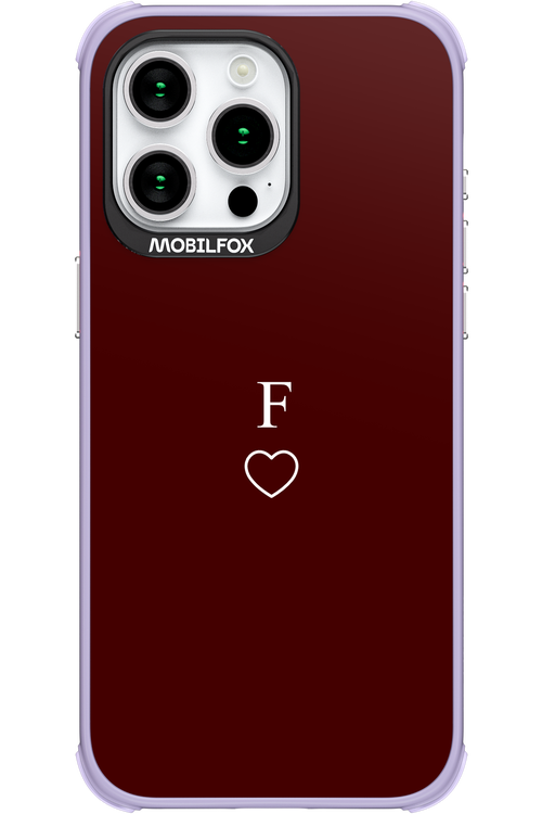 F Burgundia 2.0 - Apple iPhone 15 Pro Max