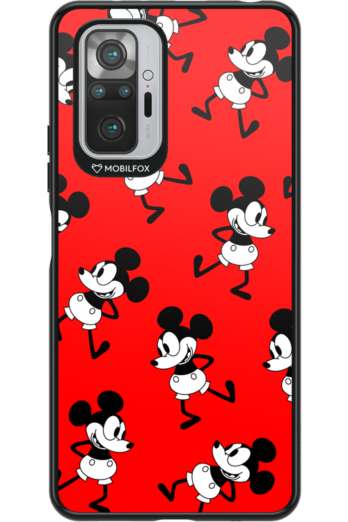Iconic Mouse (red pattern) - Xiaomi Redmi Note 10 Pro