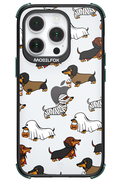 Scary Dachshund (Transparent) - Apple iPhone 14 Pro