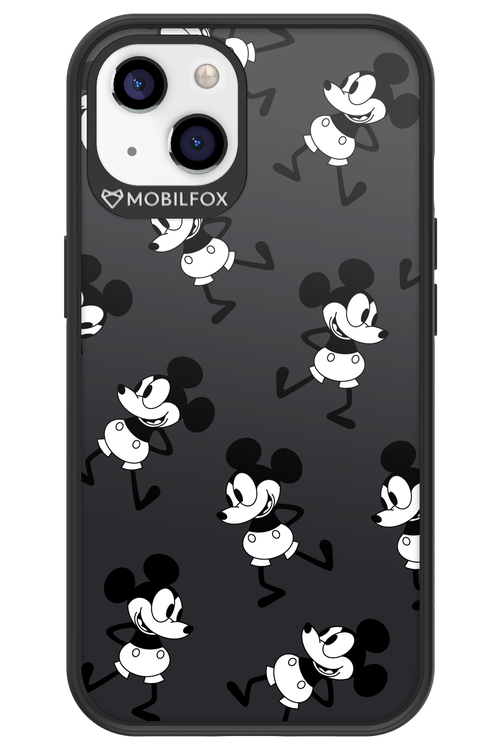 Iconic Mouse (antracite pattern) - Apple iPhone 13