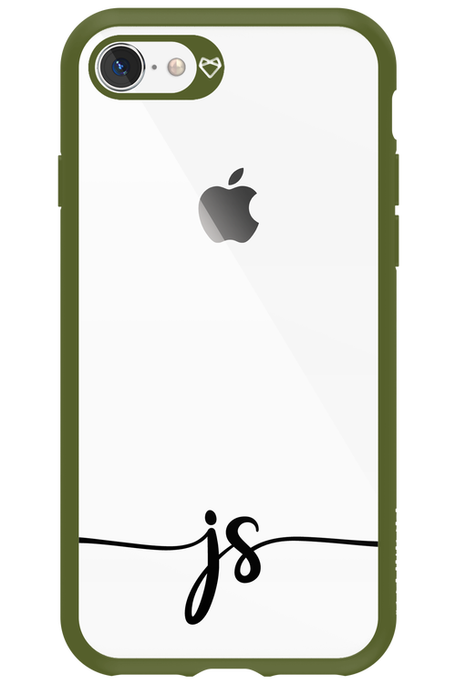 JS Monogram - Apple iPhone 8