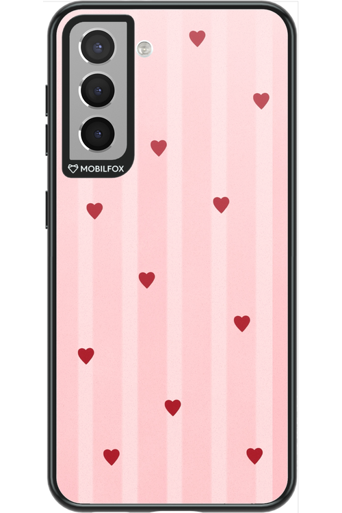 Red Little Hearts 2.0 - Samsung Galaxy S21