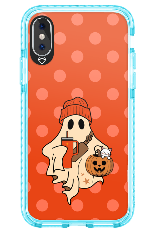 Ghost Girl (Orange) - Apple iPhone XS