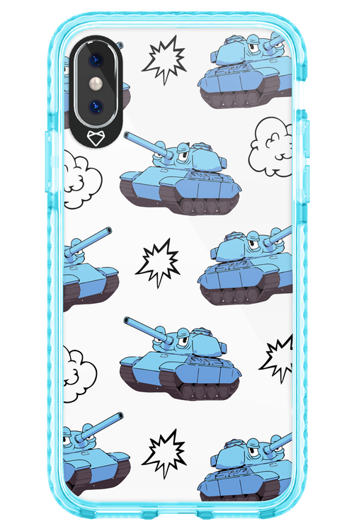 Tank Guy Transparent - Apple iPhone XS
