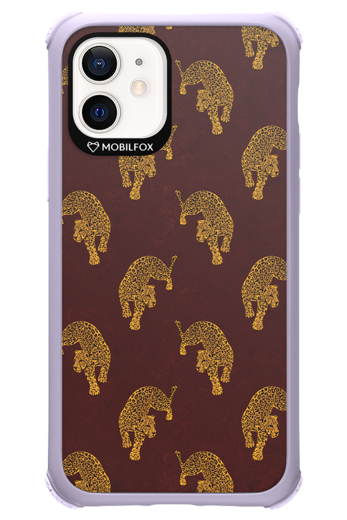 Burgundy Leopard Pattern - Apple iPhone 12