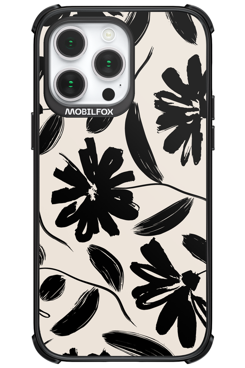 Monochrome Flowerss 2.0 - Apple iPhone 14 Pro Max