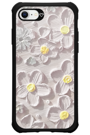 White Flowers - Apple iPhone SE 2020