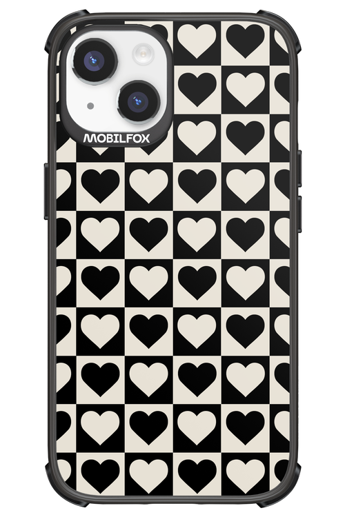 Checkered Heart - Apple iPhone 14