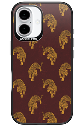 Burgundy Leopard Pattern - Apple iPhone 16