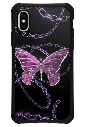 Butterfly Necklace - Apple iPhone XS