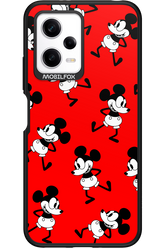 Iconic Mouse (red pattern) - Xiaomi Redmi Note 12 5G