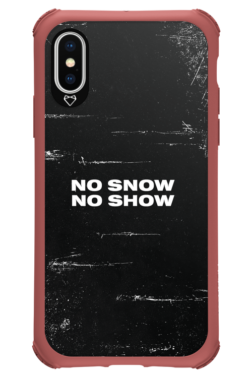 No snow, no show - Apple iPhone X