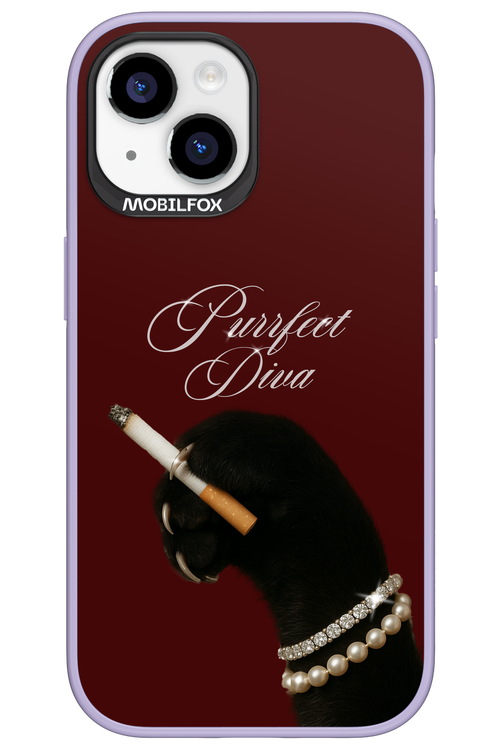 Purrfect Diva - Apple iPhone 15