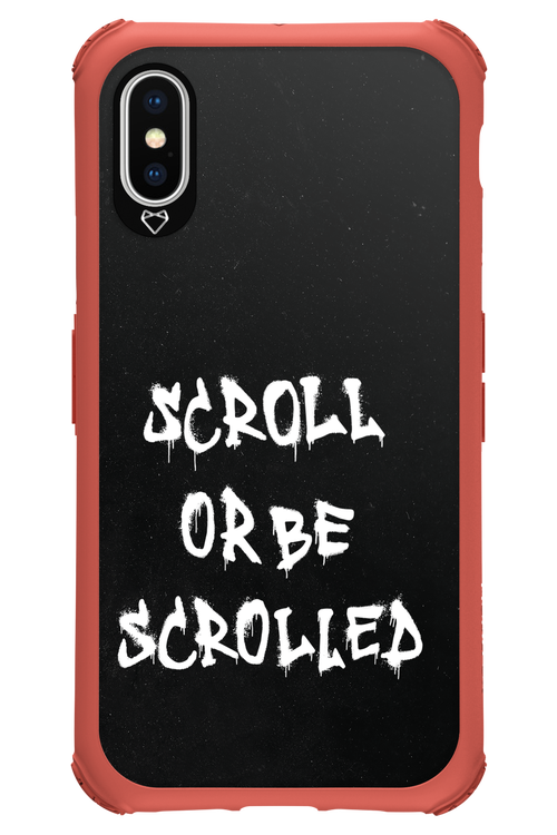 Scroll Black - Apple iPhone XS