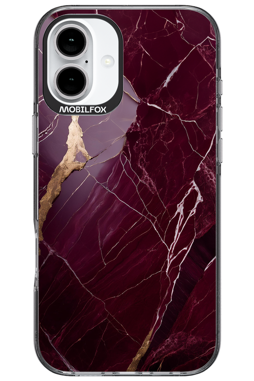 Burgundy Marble 2.0 - Apple iPhone 16 Plus