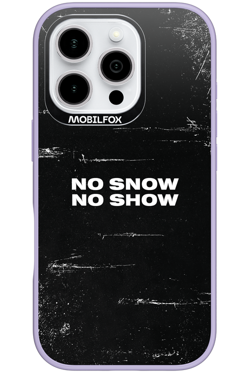 No snow, no show - Apple iPhone 16 Pro